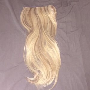 Halo blonde 24” length hair extensions